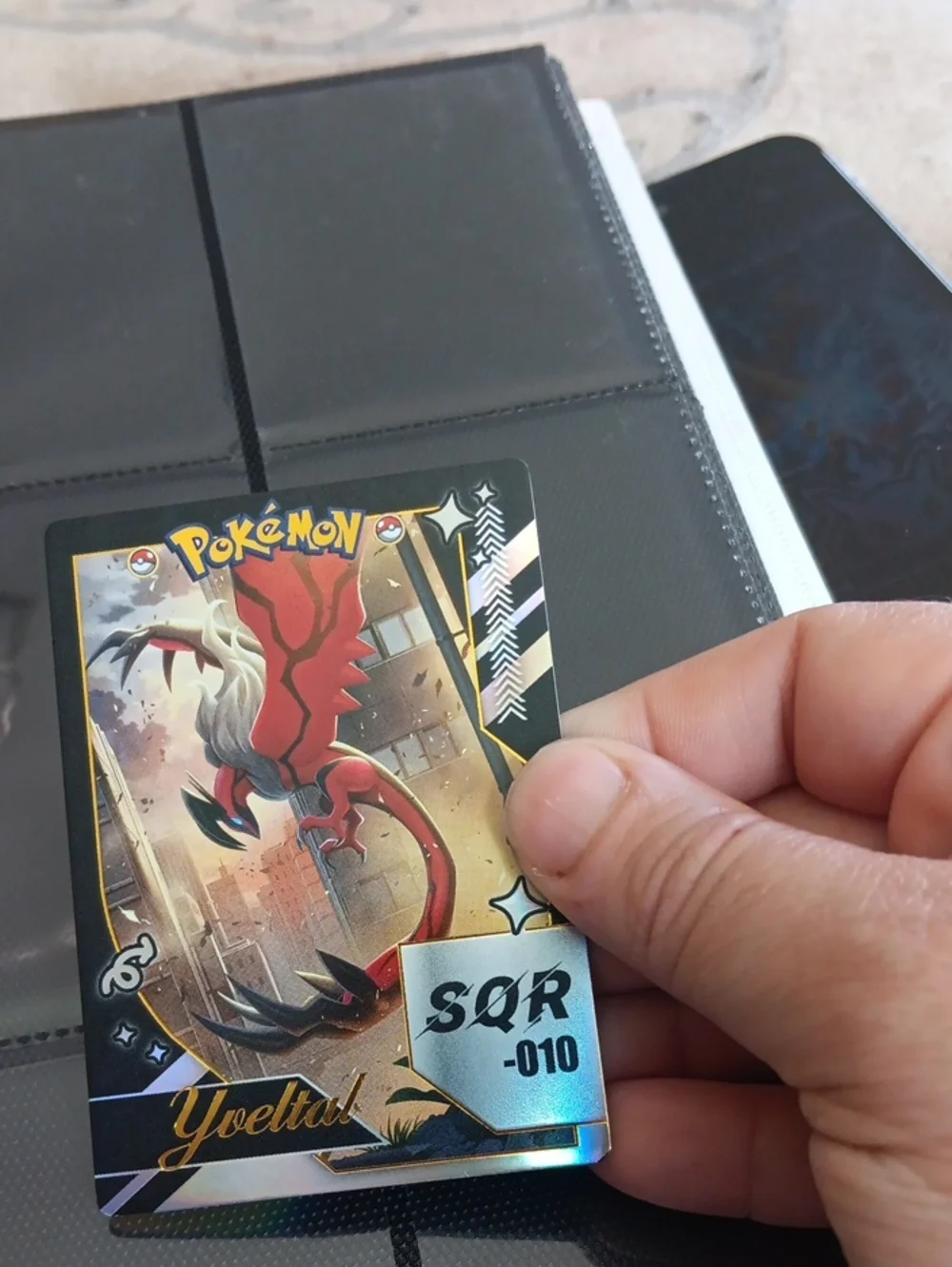 Pokemon Yveltal Holofoil Trading Card - Red Black Gold